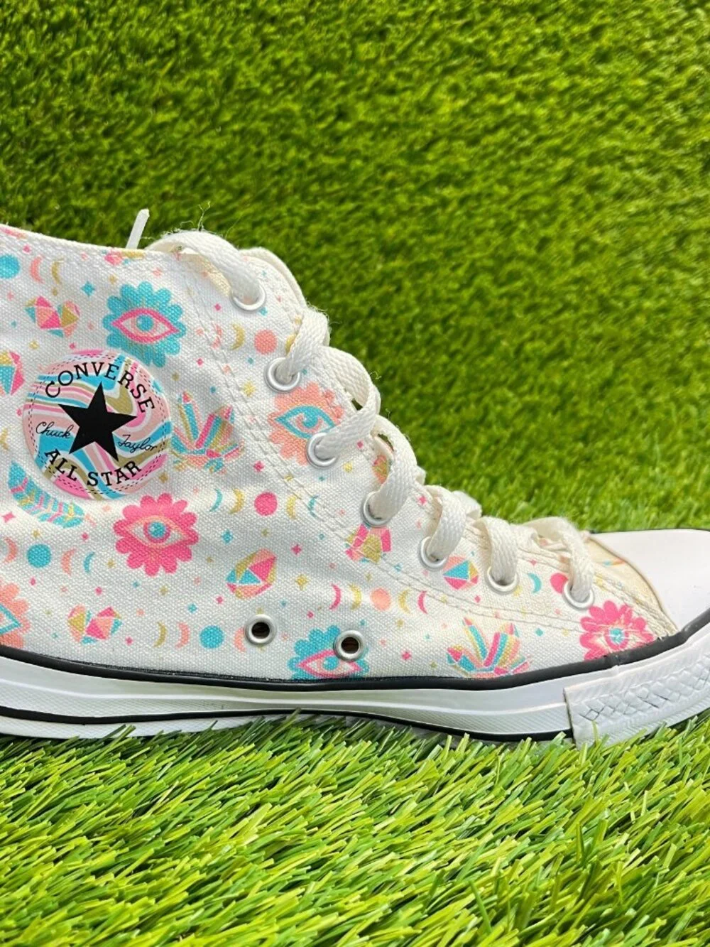 Converse Chuck Taylor All Star Mystic Boys Size 6Y White Athletic Shoes Sneakers